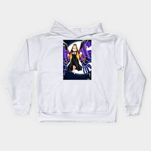 Chaos Angeloid Background Kids Hoodie